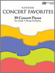 Kendor Concert Favorites - Volume 1 Cello string method book cover